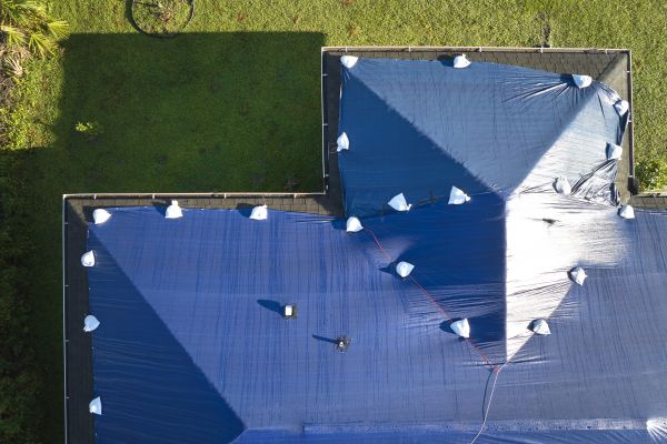 Roof Temporary Shielding